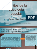 50 Mitos de La Psicología