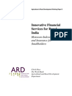 Innovative Financial Services for Rural India