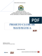 Projeto Clube de Matemática