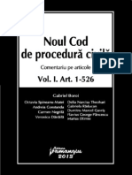G. Boroi - NCPC Comentat Vol I