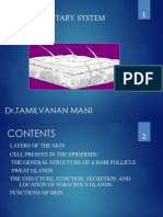 Integumentary System: DR - Tamilvanan Mani