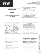 Aula 6 - Normalização e Certificação Da Qualidade - Prof Odair Domingues 6sld