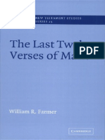 The Last Twelve Verses of Mark William Farmer