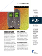 CLI-1450 / CLI-1750: Combination Signal Level/Leakage Meters