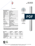 Dual-Polarized 65° Panel Antenna