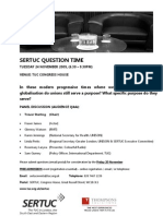 Sertuc Question Time