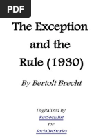Download The Exception and the Rule - Brecht by Zahra Taher SN220144500 doc pdf
