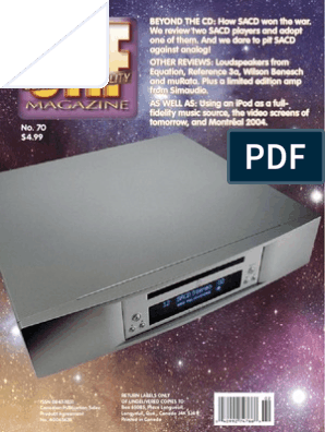 UHF70 | PDF | Compact Disc | Loudspeaker
