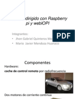 Rover Teledirigido Con Raspbrerry Pi y WeblOPI