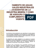 Tratamiento de Aguas Residuales Industriales Procedentes de La