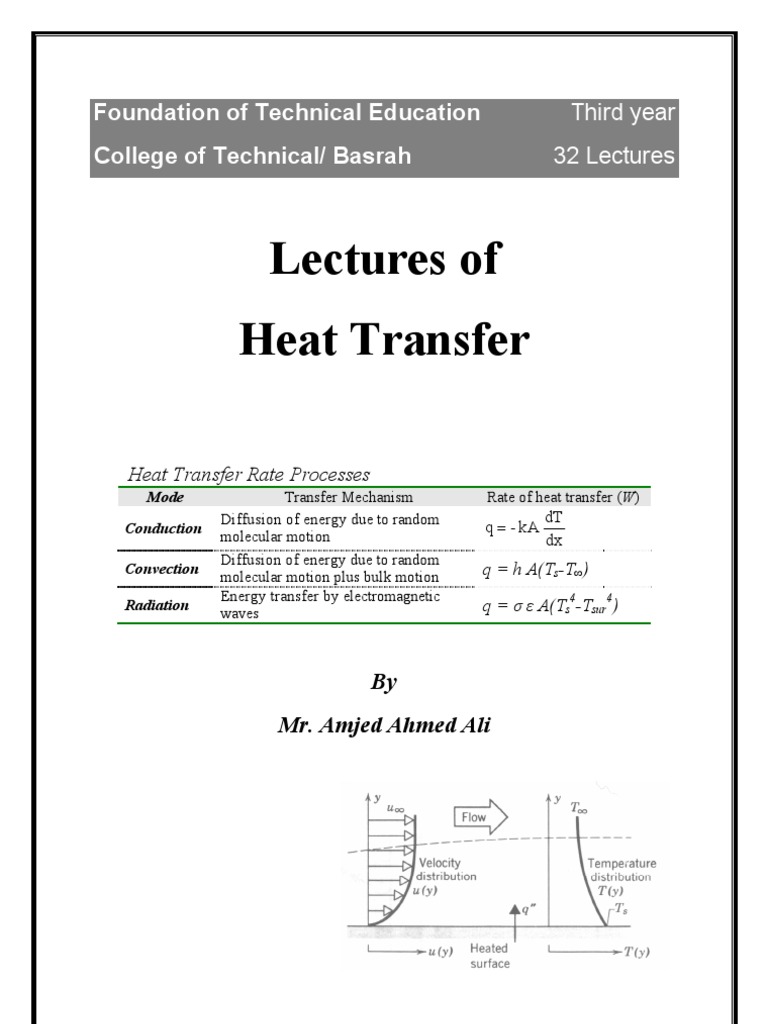 Heat Transfer Mechanisms Overview | PDF | Heat Transfer | Thermal ...
