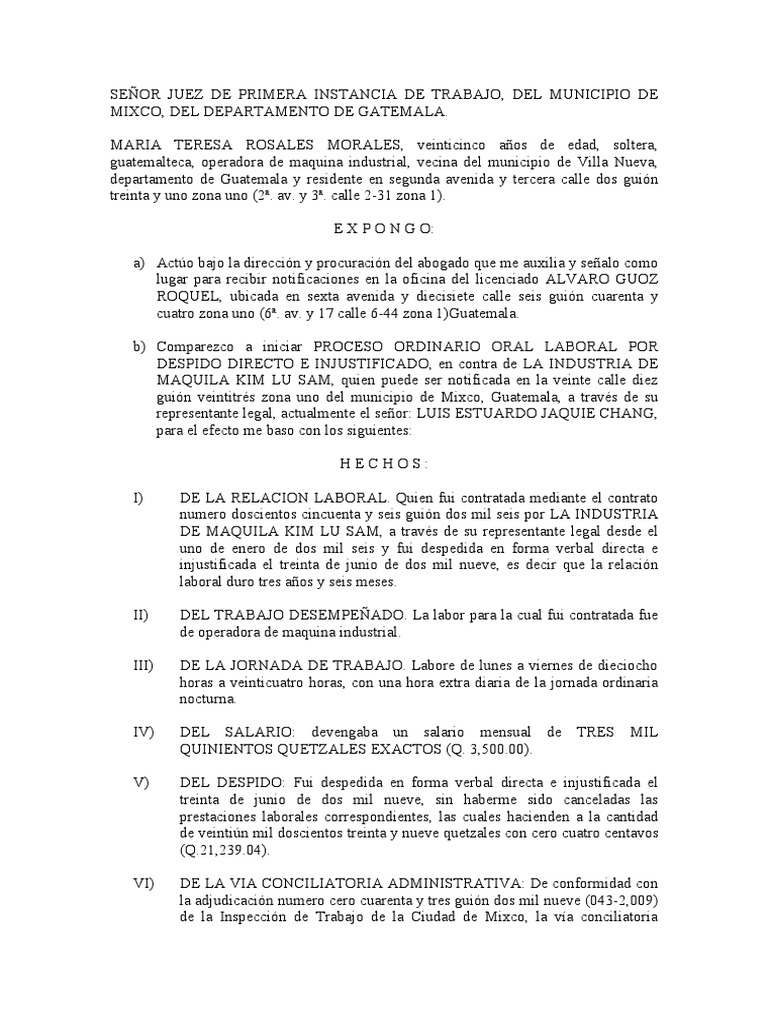 DEMANDA LABORAL POR DESPIDO INDIRECTO.doc