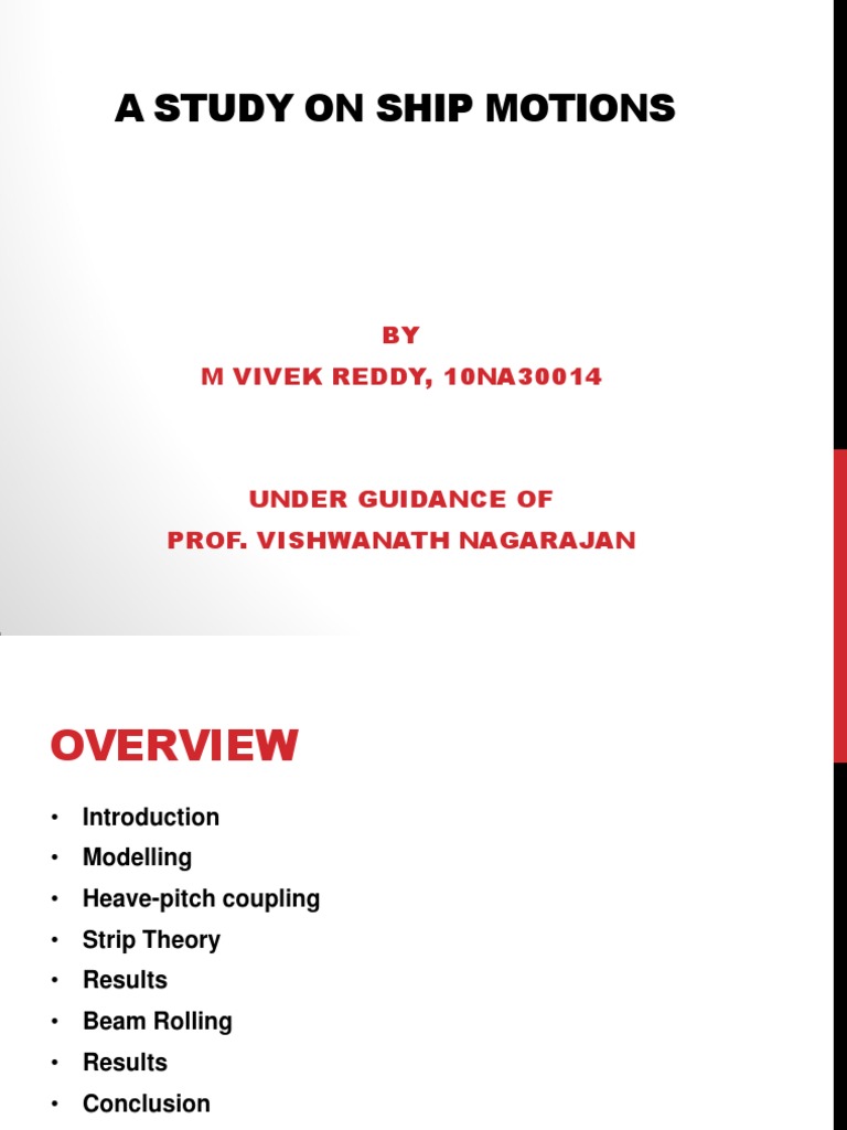 Ship Motion Analysis: Roll-Heave-Pitch Study | PDF | Physics | Mechanics