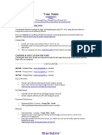 CV Template Modern CombinationIE