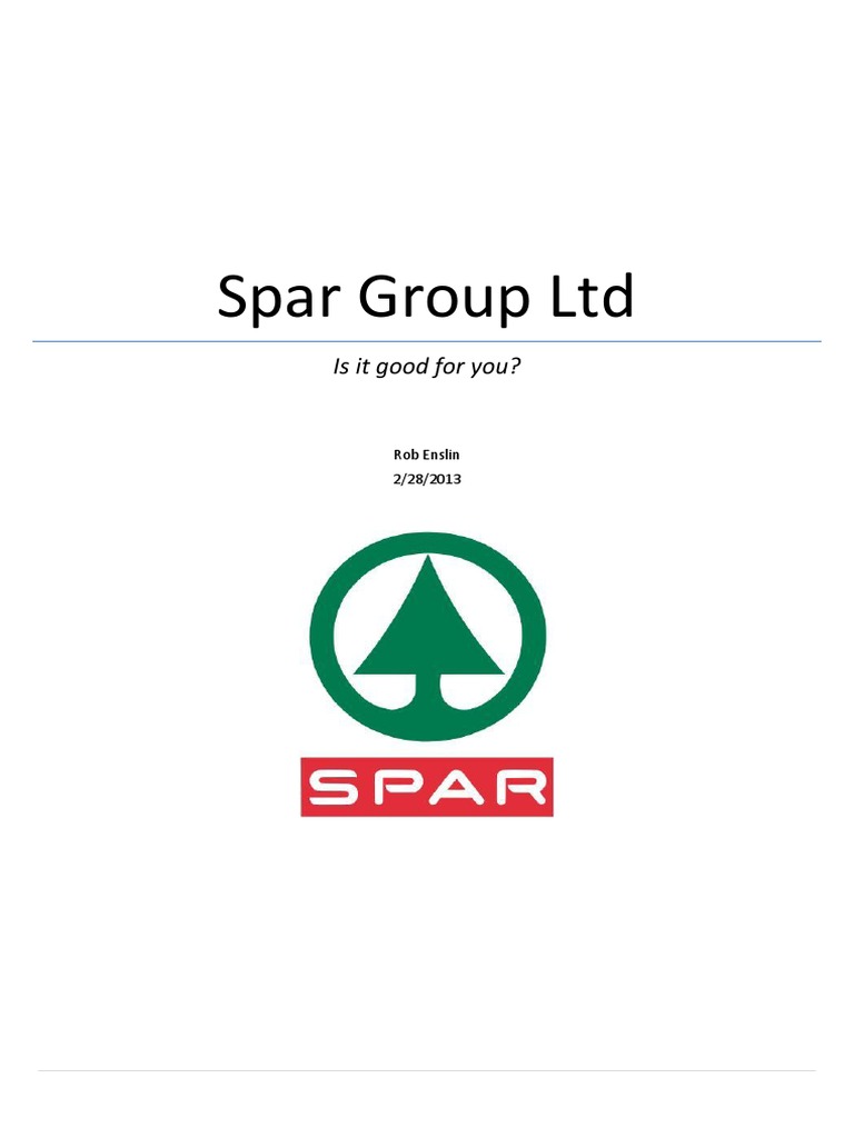 Spar Research Report PDF Revenue Equity (Finance)