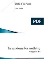 Be Anxious For Nothing2