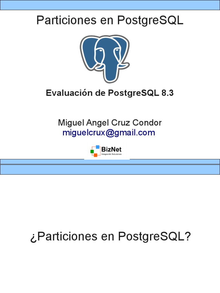Particiones en PostgreSQL: Guía Completa | PDF | Postgre Sql | Tabla ...