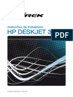 instalacion tinta HP Deskjet 3050 (inyeccion continua)