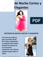 Vestidos de Noche Cortos y Elegantes 