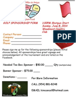 sponsorship flyer