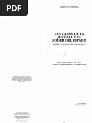 Las Caras De La Justicia Y El Poder Del Estado M Damaska - 