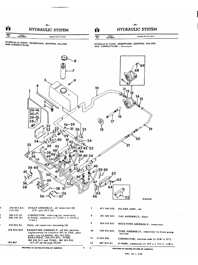 3414 Hydraulic Part Numbers PDF
