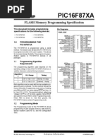 16f877a Programming Specifications