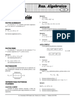 Álgebra (Teoria y Practica) ELITE X 5 Factorización