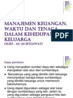 Powerpoint Manajemen Keuangan, Waktu Dan Tenaga