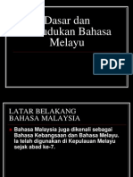 Dasar Dan Kedudukan Bahasa Melayu