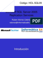 Replicacion SQL Server 2005