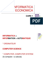 Informatica Economica - Curs
