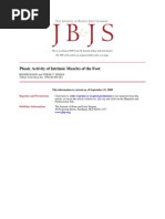 Phasic Activity of Intrinsic Muscles of The Foot