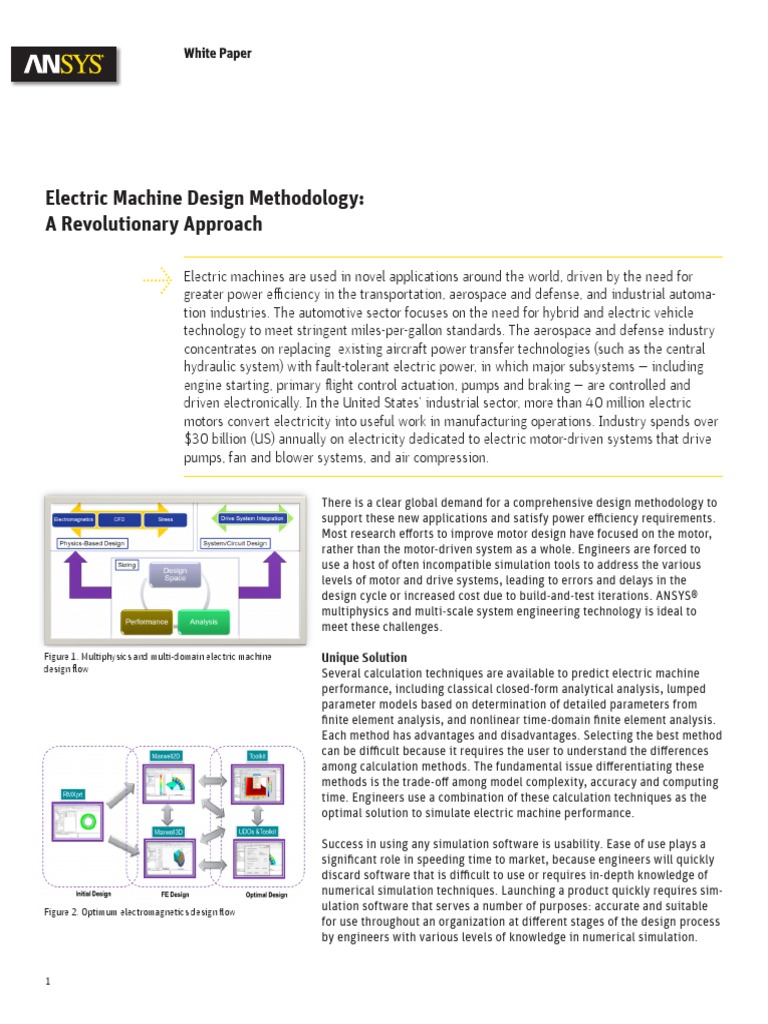 WP Electric Machine Design | PDF | Simulation | Machines