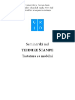 Tehnike Stampe - tastature za mobilne telefone