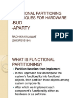 Functional Partitioning Techniques For Hardware