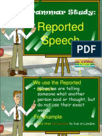 Grammar Study:: Reported Speech