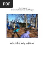 Download Morris County Division of Community Development Grant Programs Who What Why and How by Morris County NJ SN22024577 doc pdf