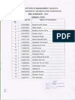 Present Position of the Waitlisted Army Candidate