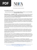 Download National Hearing Conservation Association Petitions OSHA to Lower Permissible Exposure Limits for Noise by Tiziani Whitmyre public relations  SN22025146 doc pdf