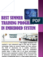 Industrial Training in Embedded System