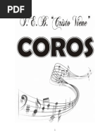 Coros Listos Con Letra Solamente Marzo 14