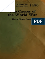 Barnes, H E - The Causes of the World War