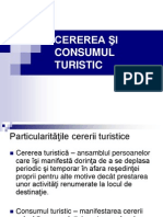 Cererea Si Consumul Turistic