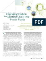 Capturing Carbon From Existin Coal Fired Power Plants