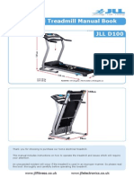 Jll d100 Folding Treadmill Manual