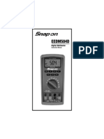 Snap-On EEDM504D Manual
