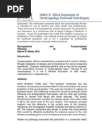 Tympanoplasty Excellent Summary1