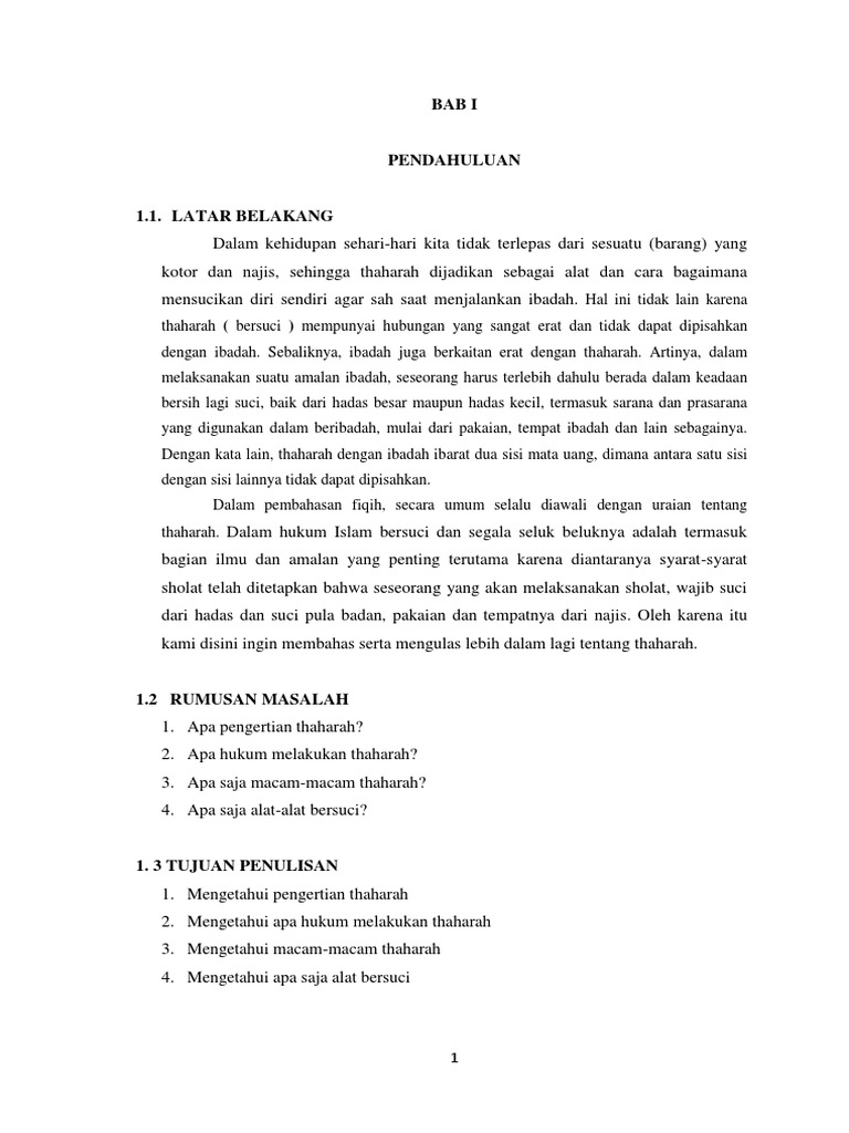 Makalah Thaharah Docx