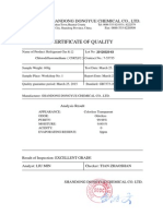 R-22 Refrigerant Gas Certificate